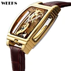 Turbullion автоматические механические часы для Для мужчин Роскошные Золотые Скелет Прозрачный циферблат золотой чехол наручные часы Selfwind мужские часы