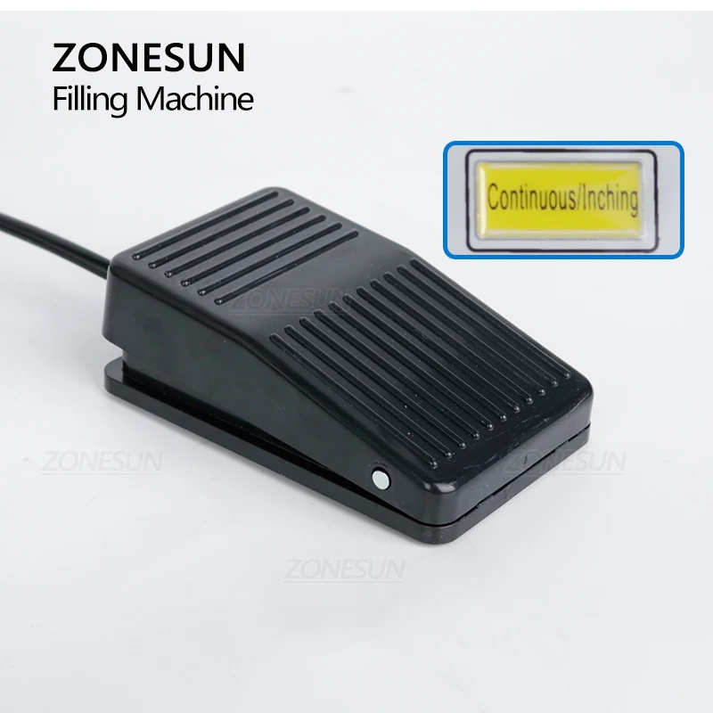 ZONESUN Small GFK-160A 5-3500ml Digital Control Liquid Juice Water Liquid Filling Machine Dosing Filler Bottle with Pedal