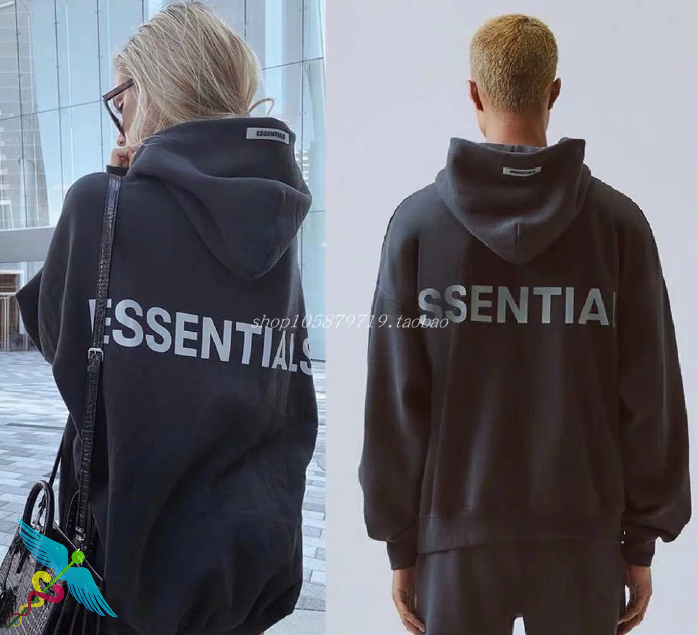 

Essentials Hoodies Men Women Fashion Trend Reflective Letter Embroidered High Quality Cotton Full Hooded Sweatshirt Streetwear