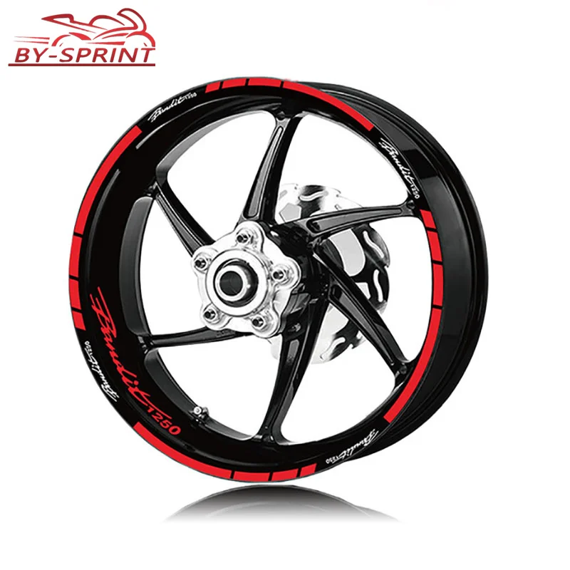 Водостойкие наклейки с логотипом мотоциклетных шин Светоотражающая полоса для