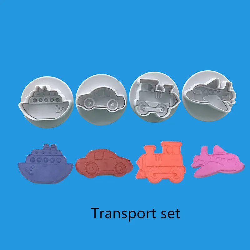 4 шт. транспортных средств формочка для печенья кекс Кондитерские инструменты