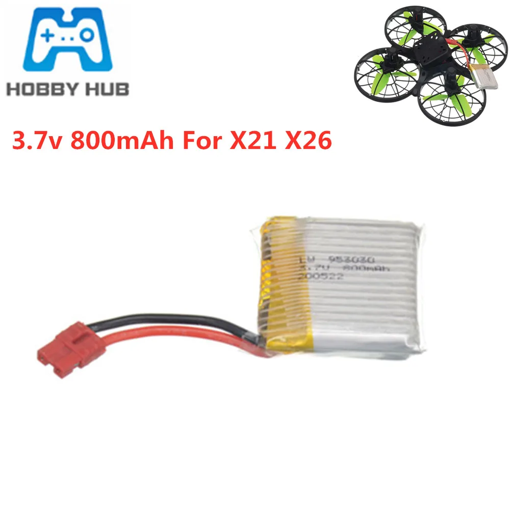 Аккумулятор для квадрокоптера Syma X21 X21W X26 3 7 В 800 мАч обновленные запасные части
