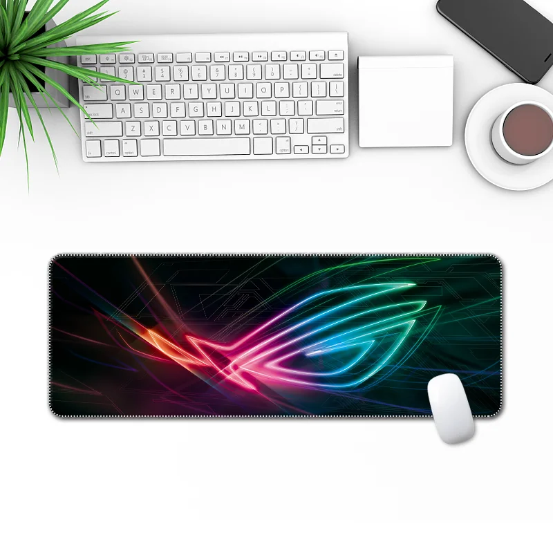 

Gamer Mouse pad Rog Non-slip Rubber Fabric XXL Mause Pad Laptop Gaming Mouse Pad Large Mouse Pad Keyboard Desk Mat