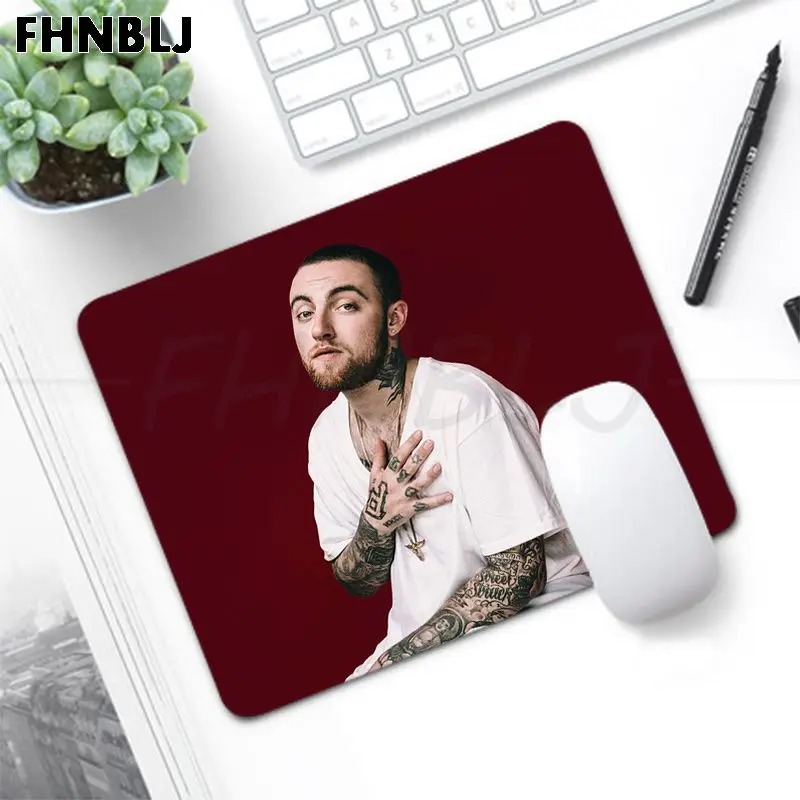 Забавный компьютерный Коврик для компьютерной мыши Mac Miller гладкий коврик письма