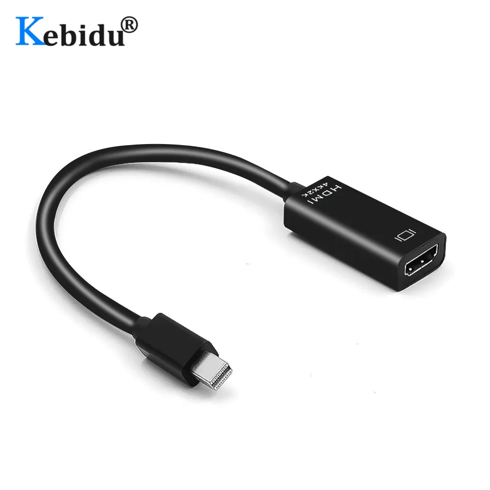 KEBIDU Mini DisplayPort DP в HDMI-совместимый кабель 4K x 2K адаптер видео конвертер для ноутбука