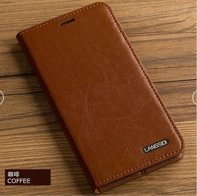 Coffee Чехол С Откидывающейся Крышкой для Samsung Galaxy S6 S7 край S8 S9 S10 плюс бумажник с масляно-восковой пропиткой кожного покрова для Note 8 9 A5 A7 A8 J3 J5 J7 чехол - Цвет: Coffee