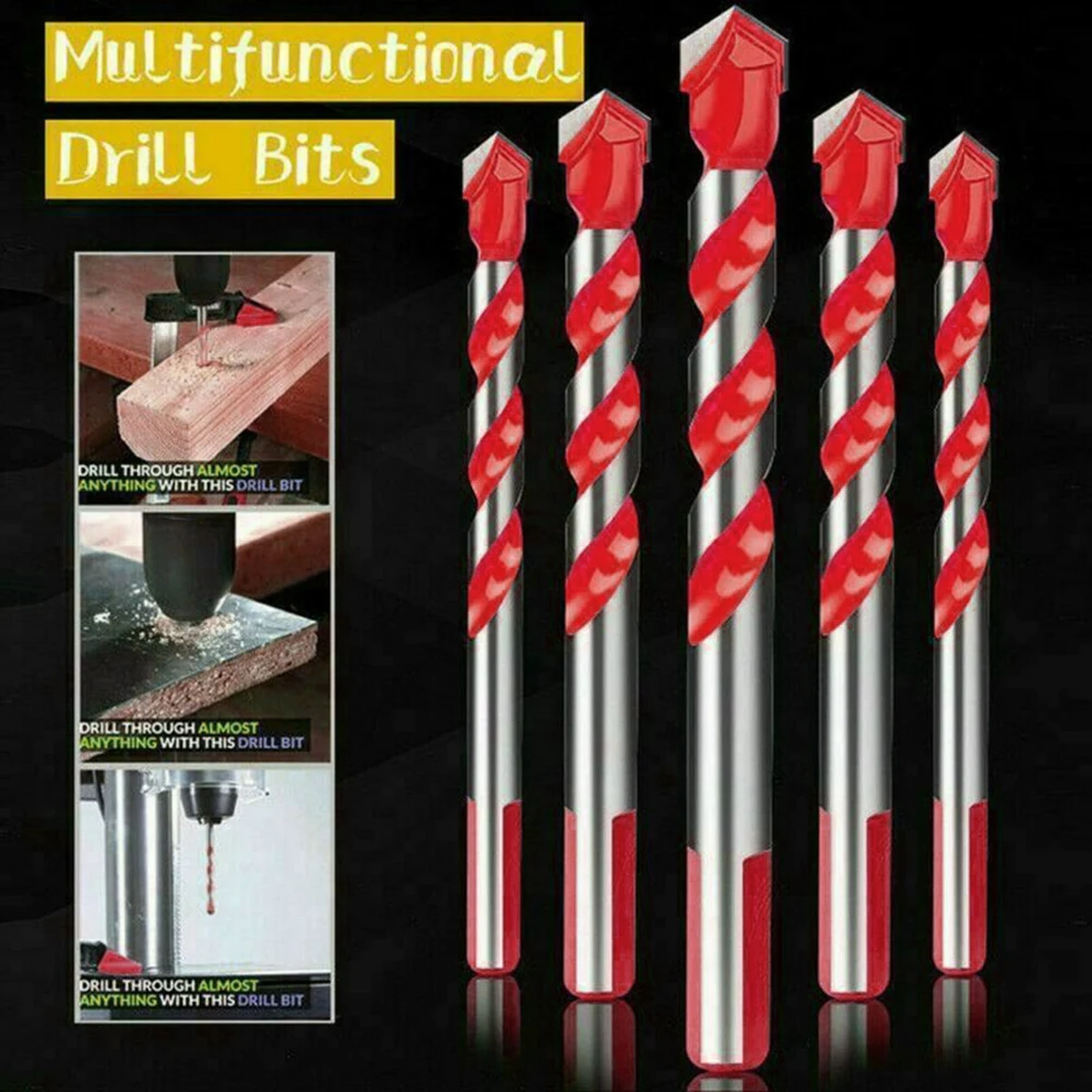 5 шт./компл. 6/8/10 мм Многофункциональный плитка из сплава сверла для Керамика