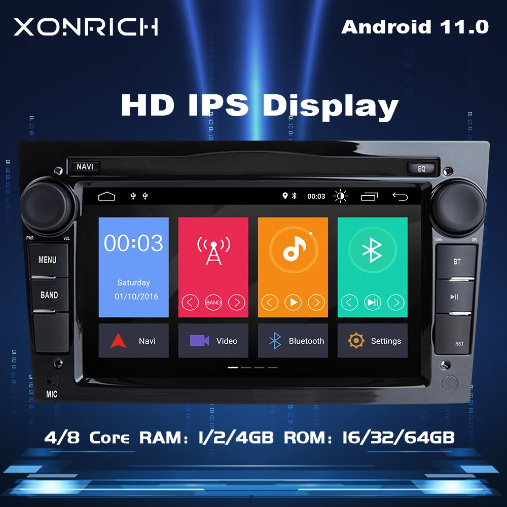 

Автомагнитола 2 Din, мультимедийный проигрыватель на Android 11, с GPS, для Opel Vectra C Zafira B Corsa D C Astra H G J Meriva Vivaro