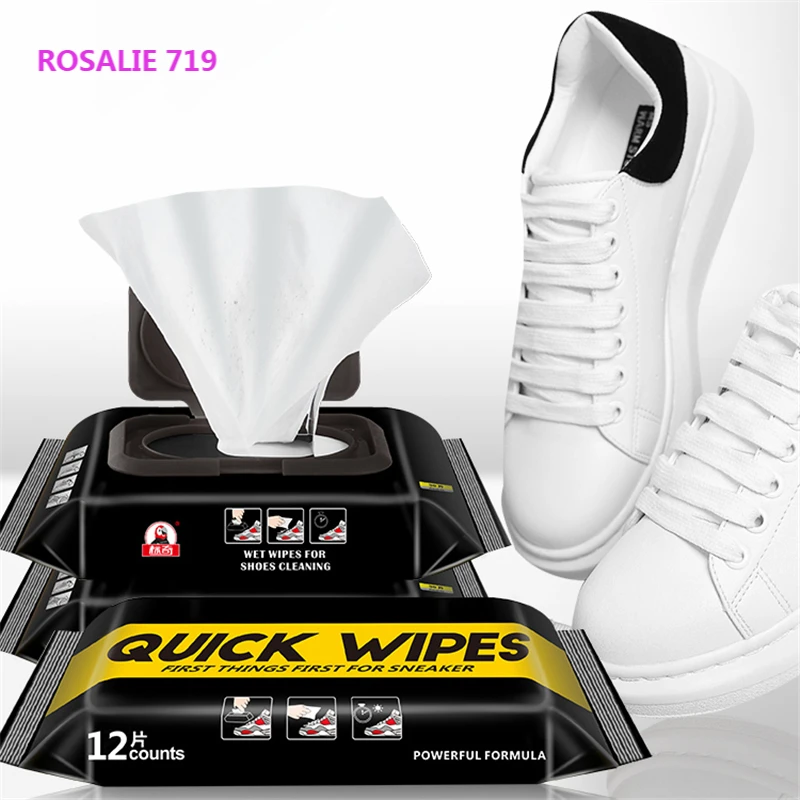 

Disposable Shoe Wipes Small White Shoe Artifact Cleaning Tools Care Shoes Useful Fast Scrubbing Quick Clean Wipes