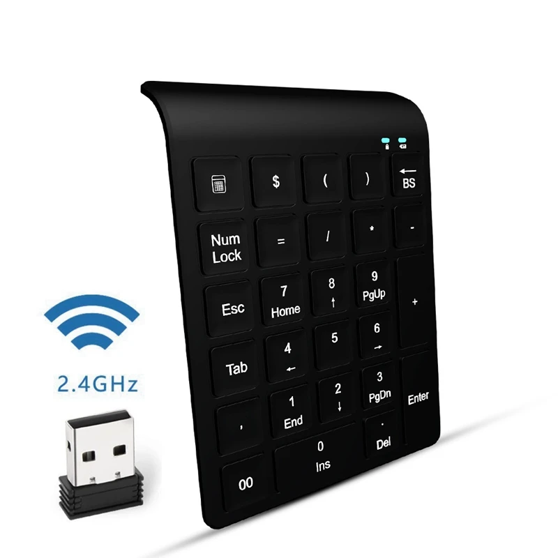 27 клавиш Bluetooth беспроводная цифровая клавиатура мини цифра с большим количеством
