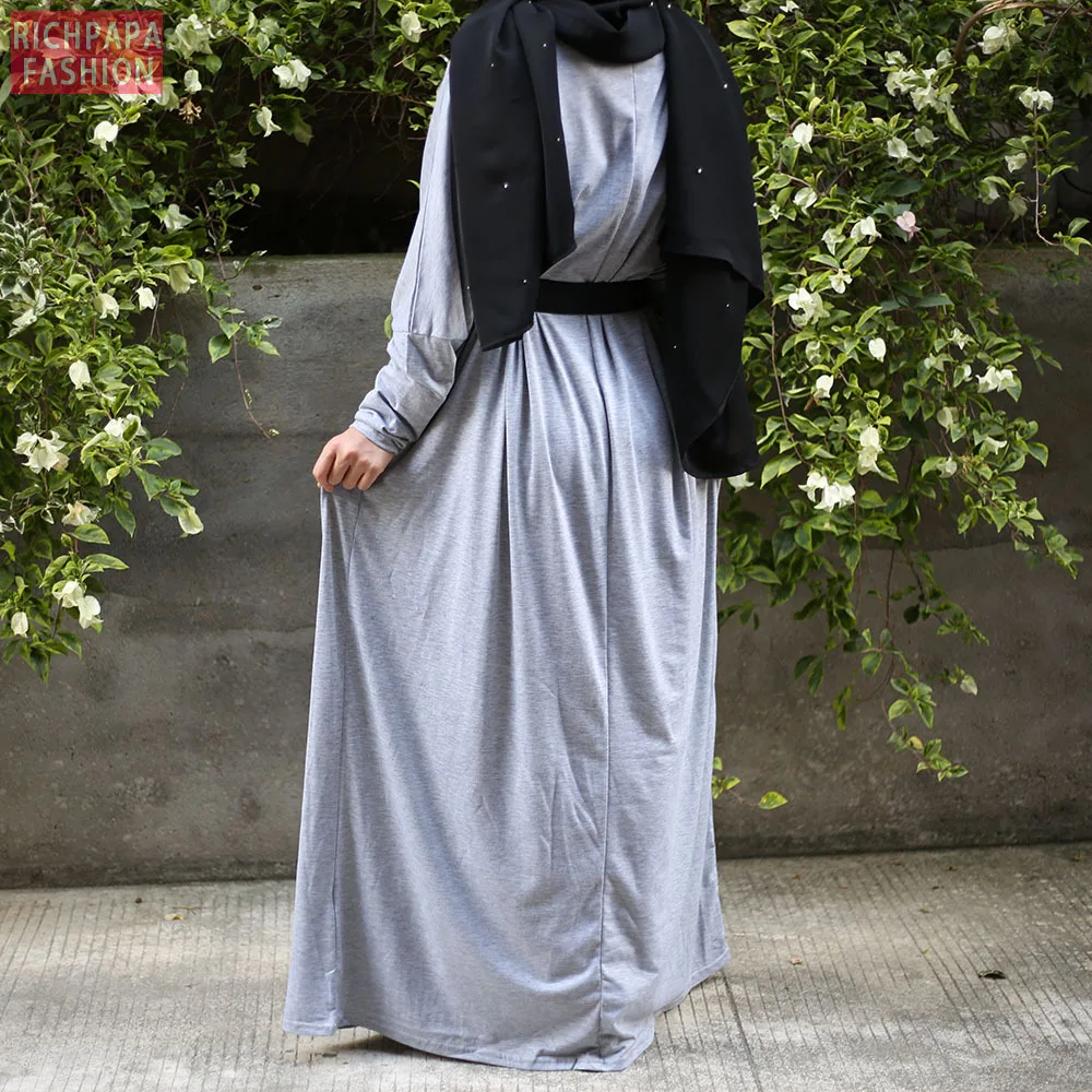 One size Length 145 cm Women Abaya Kaftan Dubai Hijab Muslim Dress Caftan Marocain Turkish Dresses Islam Clothing Djelaba Femme |