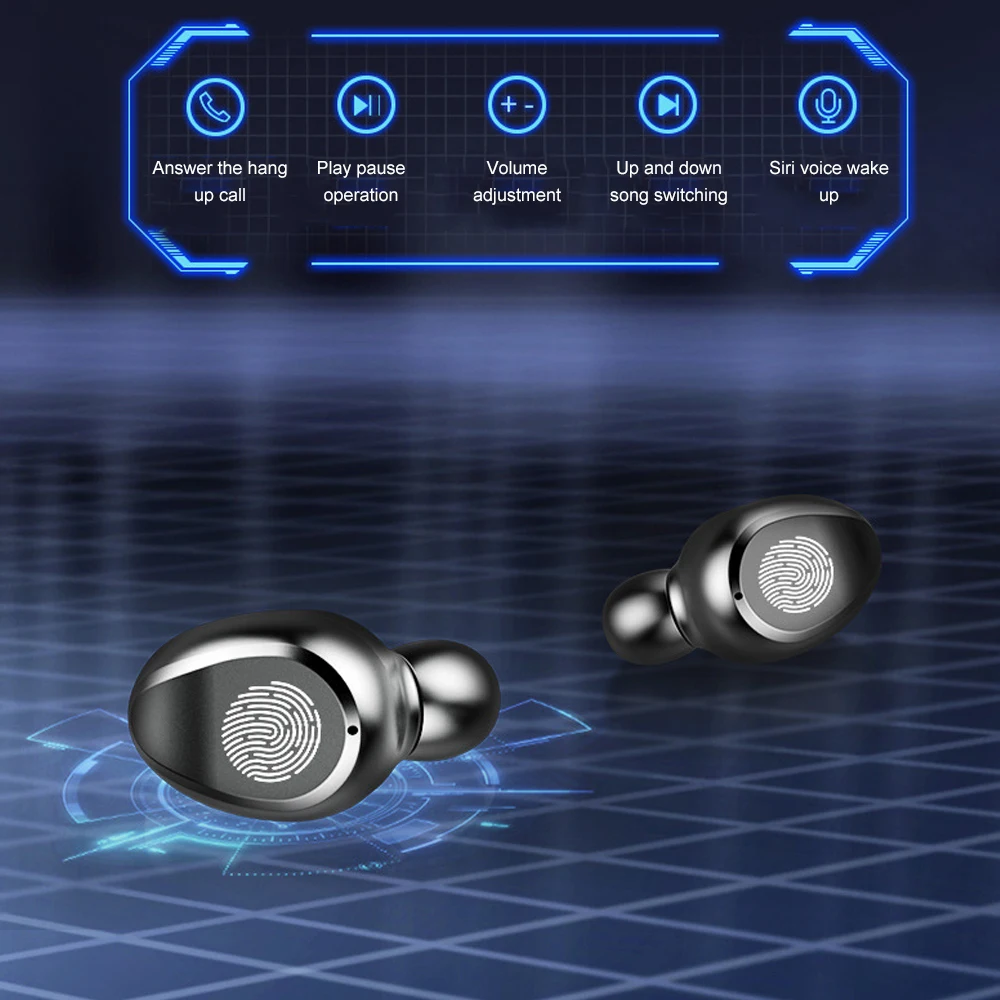 Лидер продаж Беспроводная Bluetooth гарнитура 5 0 HD стерео TWS беспроводные наушники