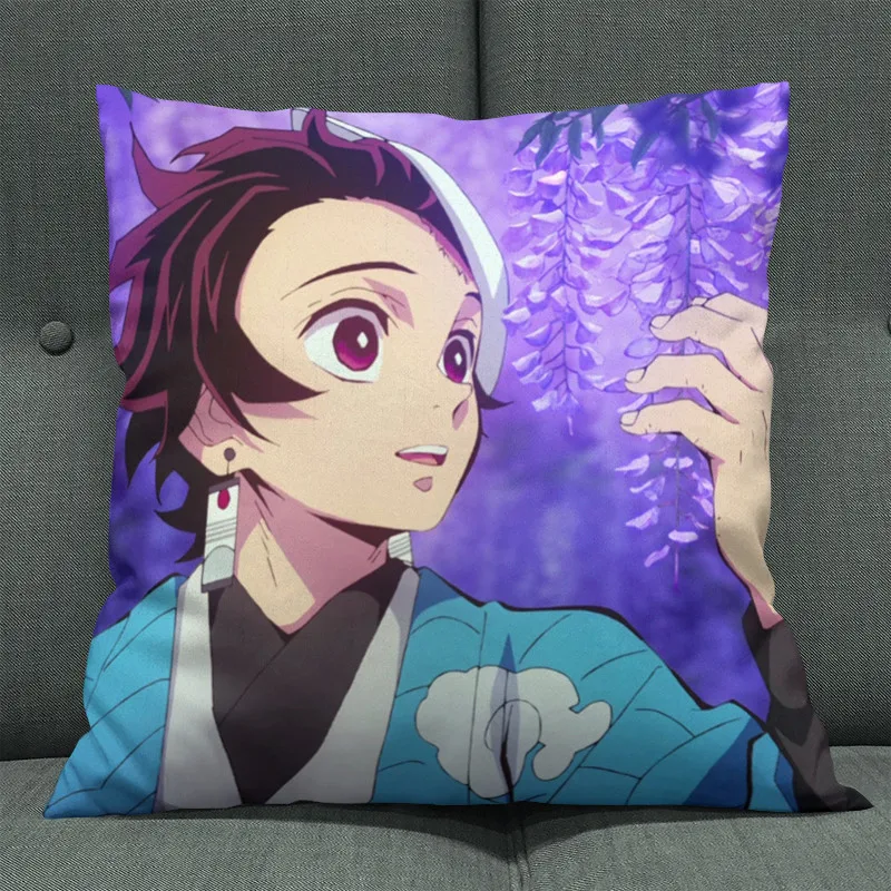 Анимационная Подушка с дьявольским лезвием Tanjiro Shinji Ichinosuke Nine колонна Butterfly Ninja Fugang