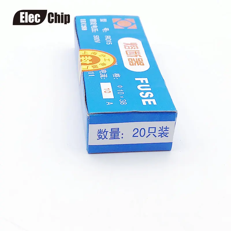 20 шт. 10*38 быстровыдувный керамический предохранитель 10x38 мм 500 В 0 5a 1A 2A 3A 4A 5A 6A 8A 10A 16A