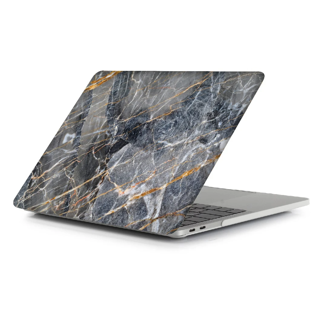 Мраморный Жесткий Чехол для ноутбука Macbook Touch ID Air 13 Pro retina 12 13 15 сенсорный экран для Macbook Air 13+ чехол для клавиатуры