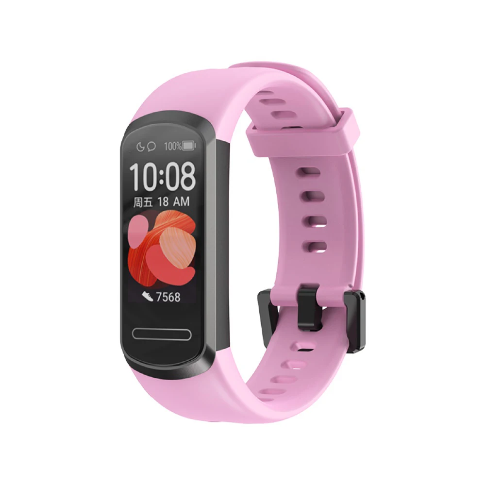 

Replacement Soft Silicone Waterproof Watch Strap Watchand for Huawei Band 4