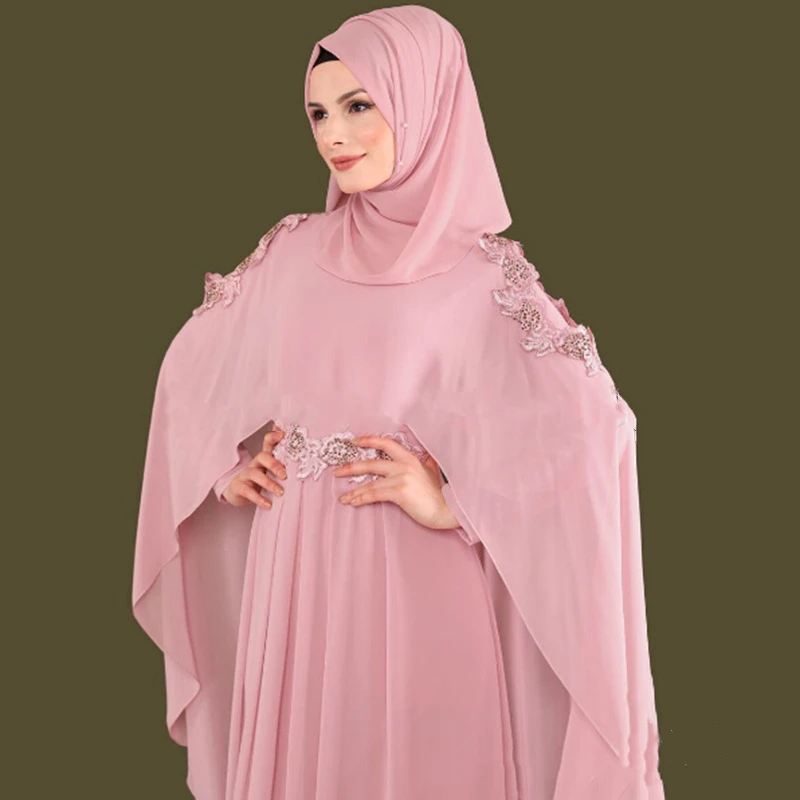 Дубай Абая для женщин djellaba femme abaya коктейльный турецкий Восточный халат из марокена tesettur elbise мусульманское платье исламское платье одежда