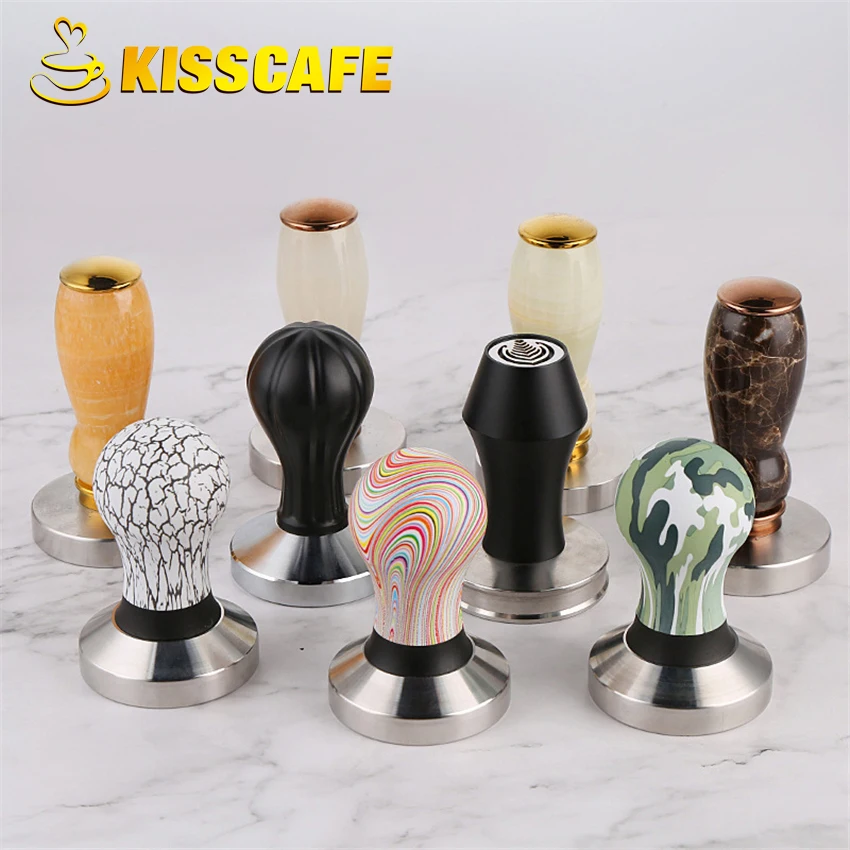 Основа из нержавеющей стали 304 Мраморная ручка Темпер цвета камуфляж кофейная