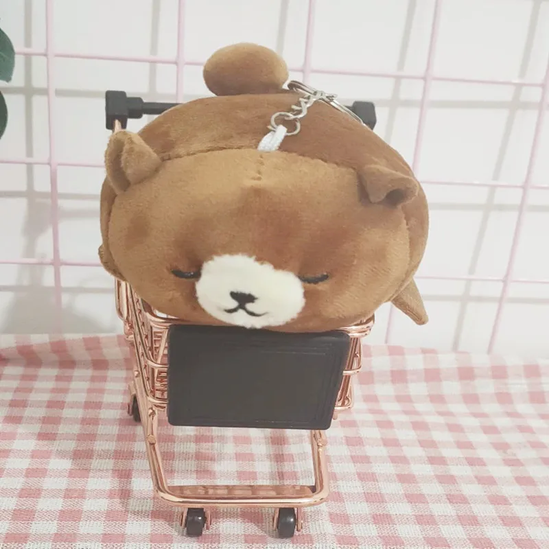 Четырехсторонний тянущийся супер мягкий плюшевый подвесной медведь брелок для