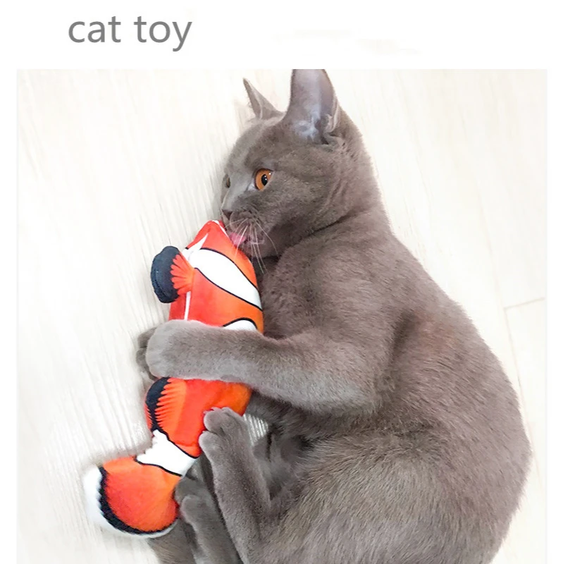 Игрушка для кошек имитация рыбы зарядка через USB электрическая игрушка