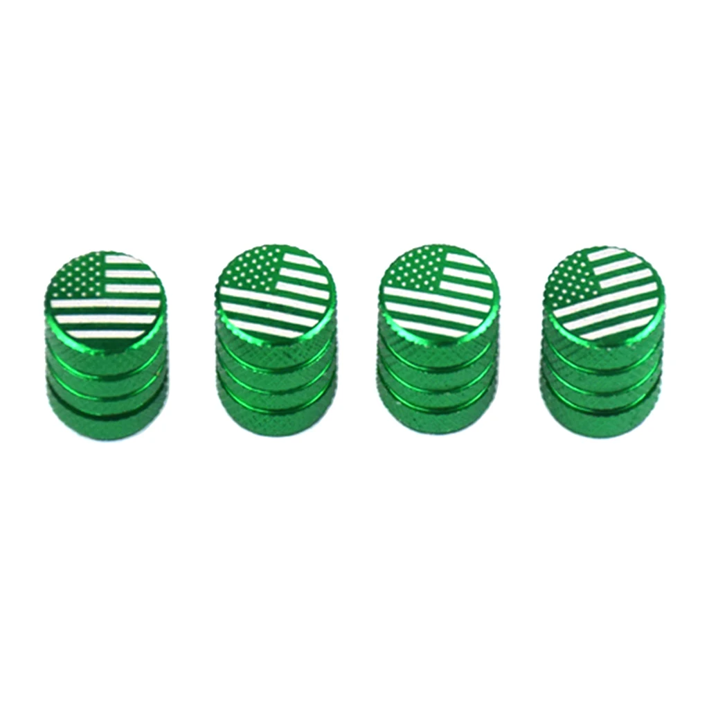 

4pcs Schrader Valve Cap Fashion American Valve Dust Cover for Car Bike Motorbike