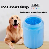 dog paw cleaner cup soft silicone combs pet foot washer cup paw clean brush quickly wash dirty cats foot cleaning bucket b
