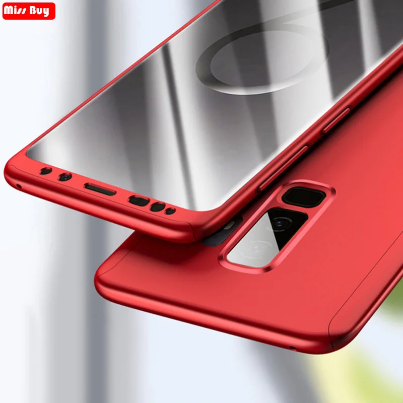 For Samsung Galaxy J4 Plus Case 6.0'' 360 Degree Full Cover J6 2018 Coque Matte Hard PC Back | Мобильные телефоны и