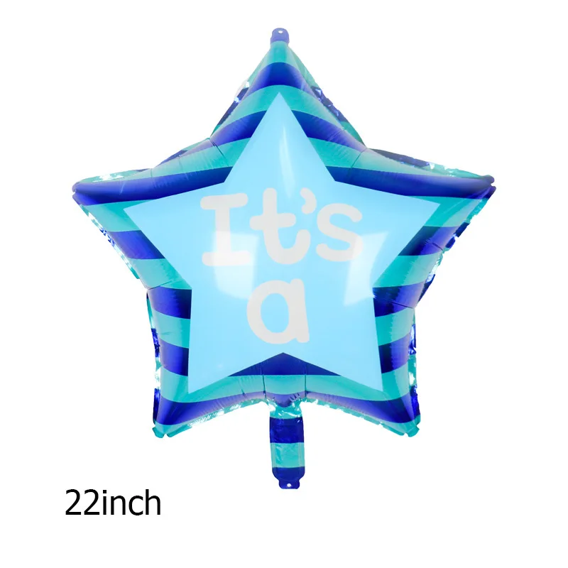 

22 inch gender revealing balloon male treasure female treasure baptism party decoration aluminum foil balloon wholesale