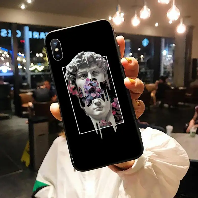 

Statue Abstract Art David Medusa Phone Cases for iPhone 11 12 pro XS MAX 8 7 6 6S Plus X 5S SE 2020 XR