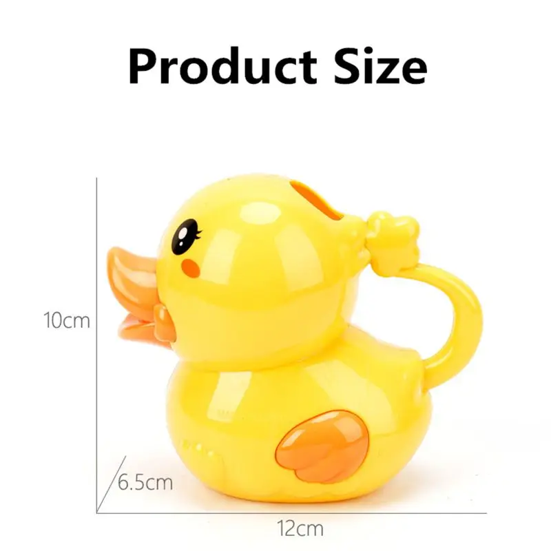 

Cute Duck Watering Can Bath Toy Wash Hair For Baby Kid Beach Pool Shower