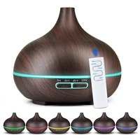550ml remote control ultrasonic air humidifier essential oil diffuser aroma lamp aromatherapy electric aroma diffuser mist maker