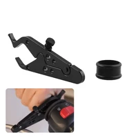 motorcycle cruise control assist hrottle clamp with rubber ring handlebar black fit for universal motorcycle