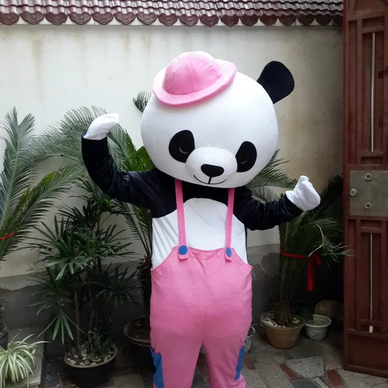 Костюм талисмана панды костюмы для косплея вечерние платья игр одежда рекламы
