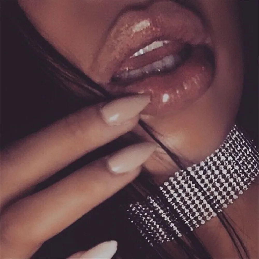 Женское Ожерелье-чокер estoke шикарные блестящие стразы | Украшения и аксессуары