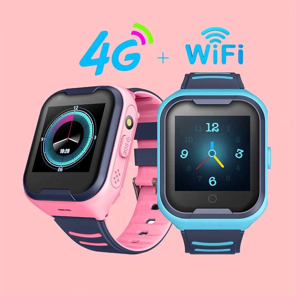 

A36 Kids Smart Wifi GPS LBS Tracking SOS Watch 4G SIM Card Video call IP67 waterproof Alarm Clock Camera Boy Girl Baby Watch