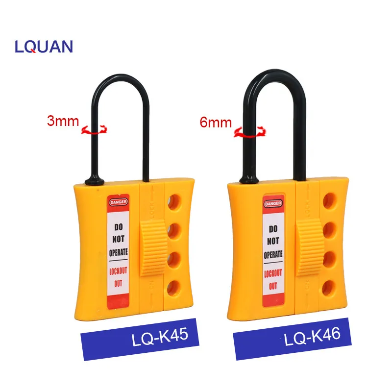Желтая скоба диаметром 3 мм изолированная пластиковая непроводящая