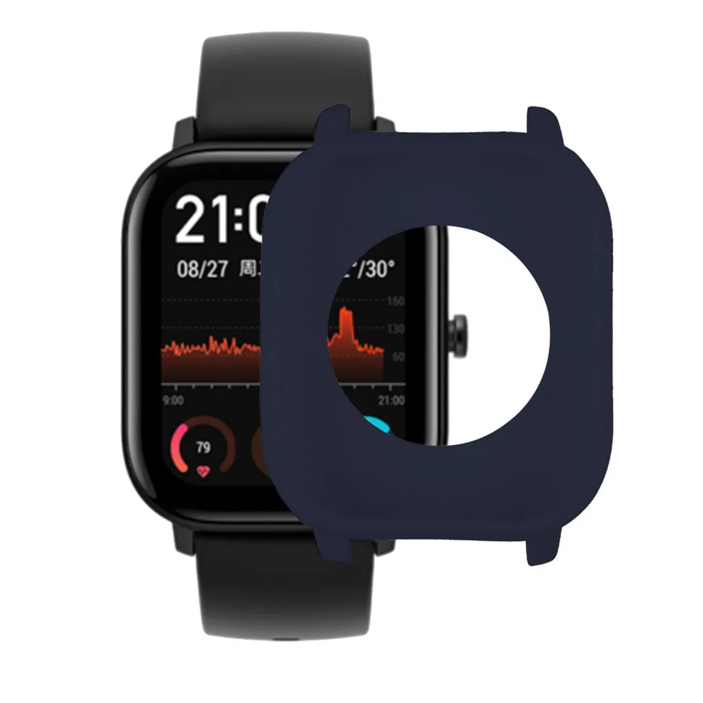 Чехол для Xiaomi Huami Amazfit GTS Smart Watch TPU силиконовый защитный чехол сменная пленка Защитная крышка 19Sep