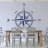 the charles compass rose wall or ceiling decal medallion world map art home decor nautical nursery sticker e218