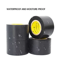 pvc pipe tape waterproof anticorrosive strong adhesive thermal insulation rubber and plastic tape black thermal insulation tape