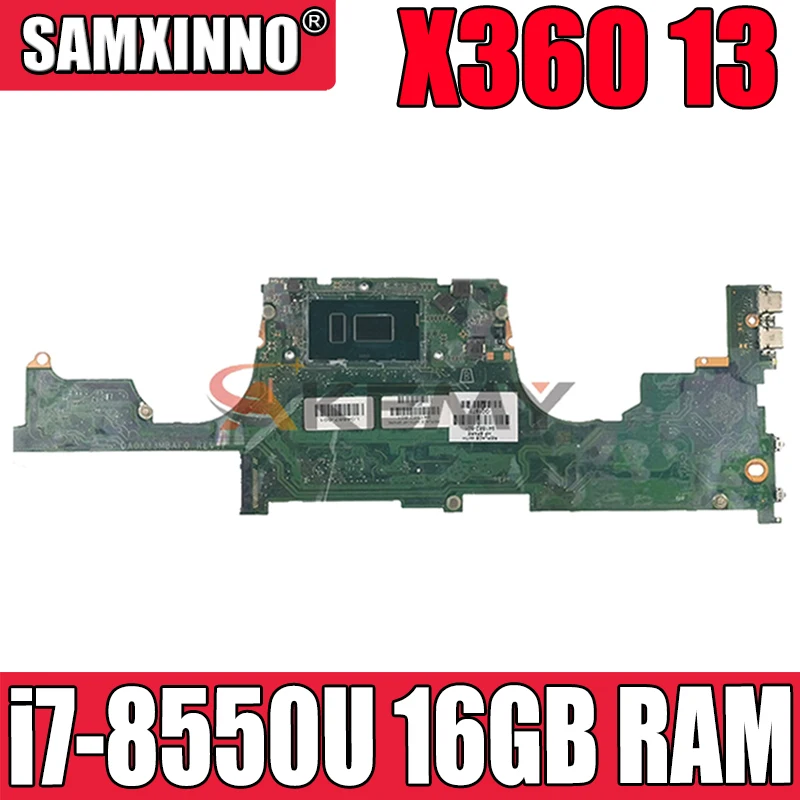 

For Hp Spectre x360 13 Series Laptop Motherboard With i7-8550u 16GB RAM DA0X33MBAF0 941884-601 100% Tested Fast Ship