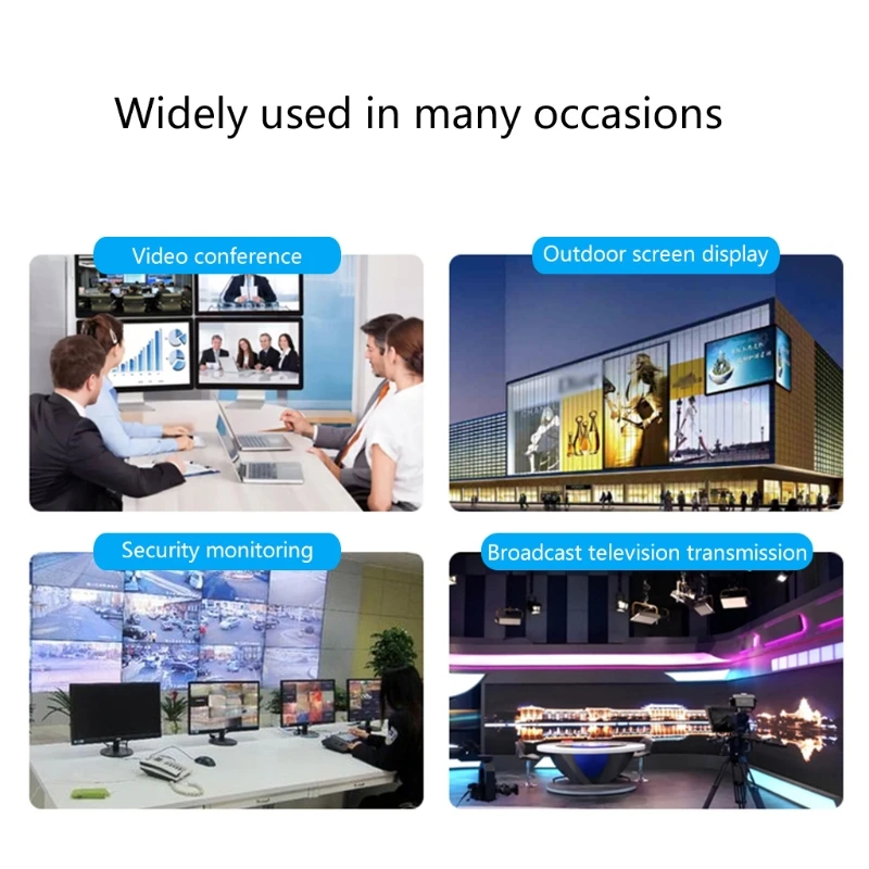 Многоэкранный комбинированный процессор 2X2 видеонастенный контроллер 1 вход 4