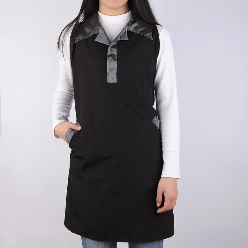 Рабочая Униформа парикмахерской ассистент костюм ошейник фартук одежда для