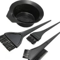 4pcs hair dye colouring brush comb bowl hairdressing styling tools durable