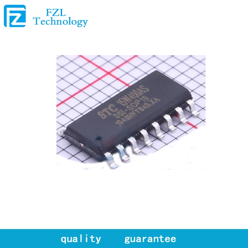 10 шт STC15W408AS-35I STC15W408AS-35I-SOP16 CPU bits: 8-Bit ROM | Электронные компоненты и принадлежности