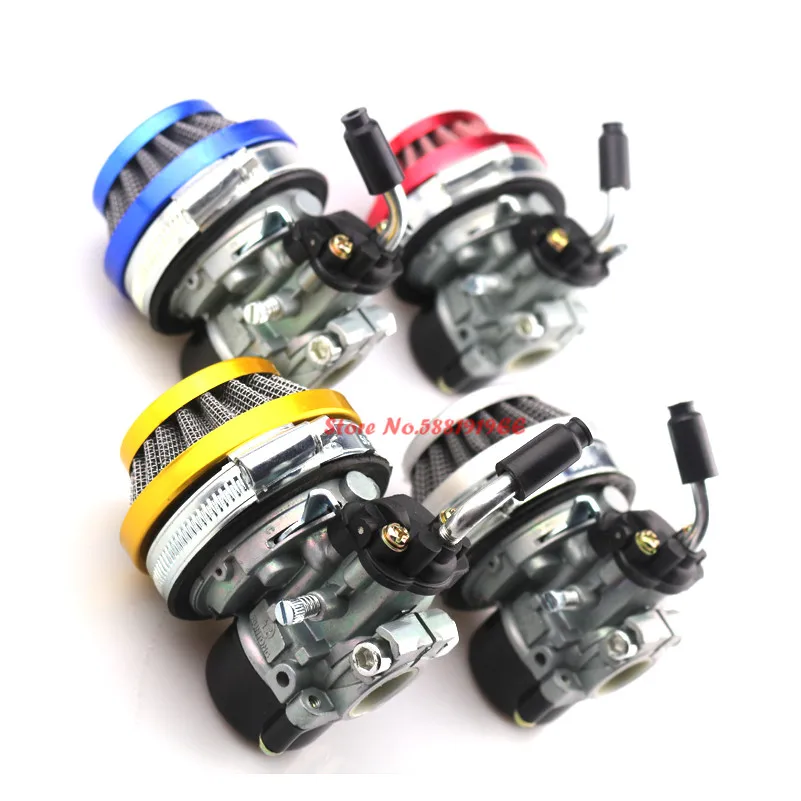 Карманный велосипед 47cc 49cc карбюратор двигателя Карбюратор с воздушным фильтром