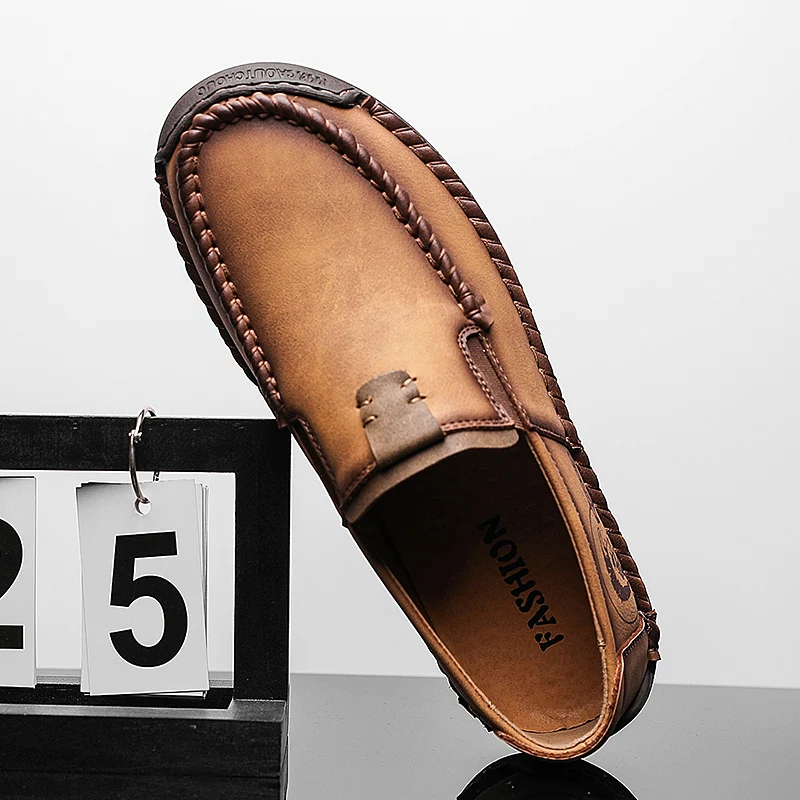 

New Comfortable Genuine Leather shoes men Casual Shoes Loafers Men Shoes Quality Shoes Men Flats Moccasins Shoes