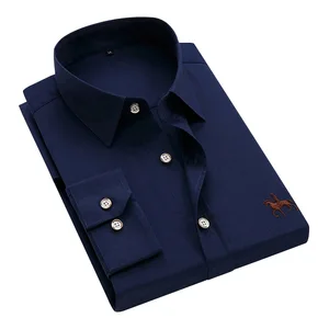 Рубашка DAVYDAISY DS311 мужская с длинным рукавом, формальная сорочка из хлопка, весна 2020