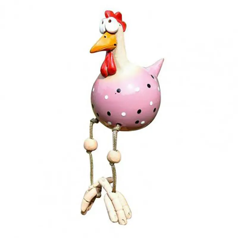 

Yard Art Decor Chicken Garden Lawn Plug Hen Rooster Ornaments Hens Bird Statues Edge Seater Indoor Outdoor Backyard Decorations