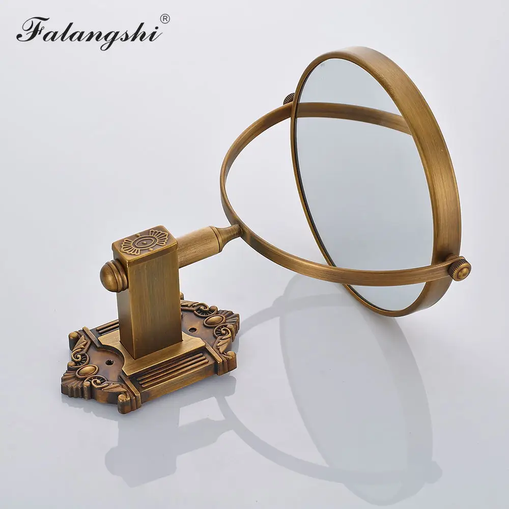 Настенное зеркало для ванной комнаты античное бронзовое макияжа в евро стиле