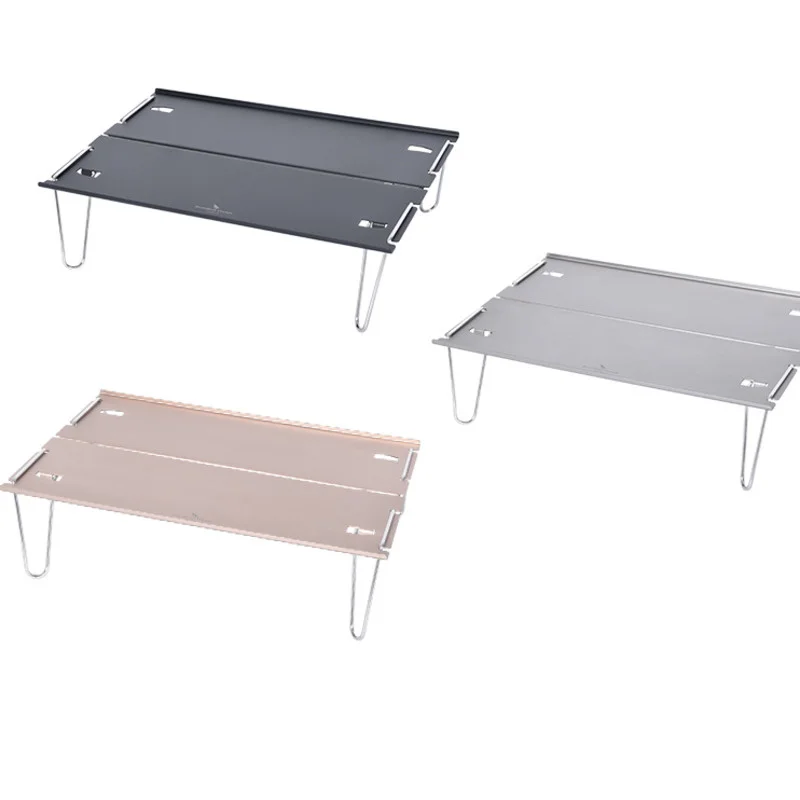 

Стол для кемпинга легкий складной стол с жесткой отделкой из алюминиевого сплава мини-стол с сумкой для переноски походный стол